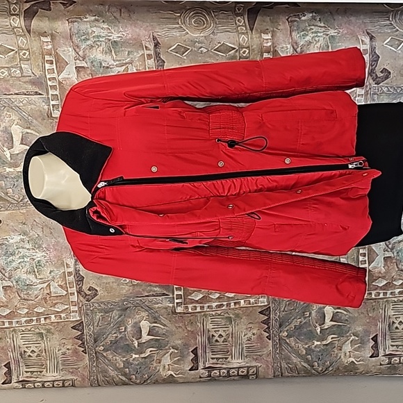 Bianca Nygard Weekend red jacket zipper front - Picture 4 of 11